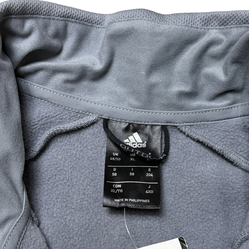 Adidas Terrex ClimaWarm Full Zip Jacket Gray Black F95334 Men's XL NWT Hiking - Picture 3 of 10